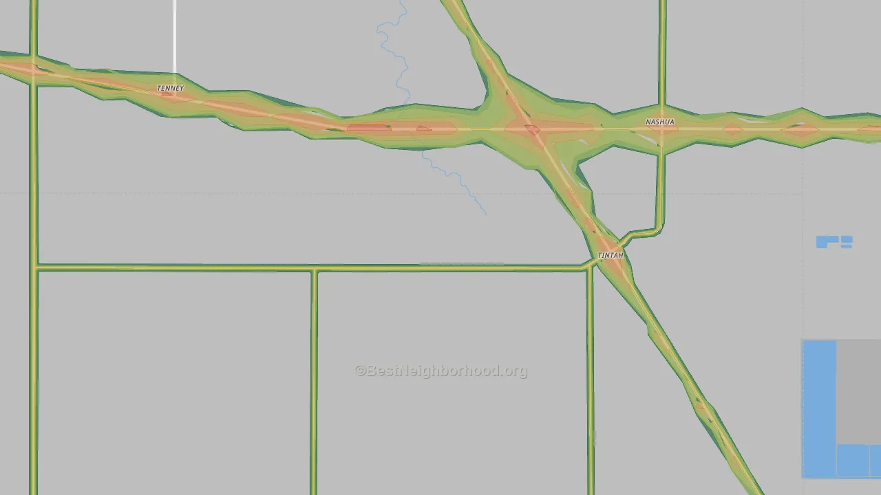 56583, MN Map of Noise Levels in 56583