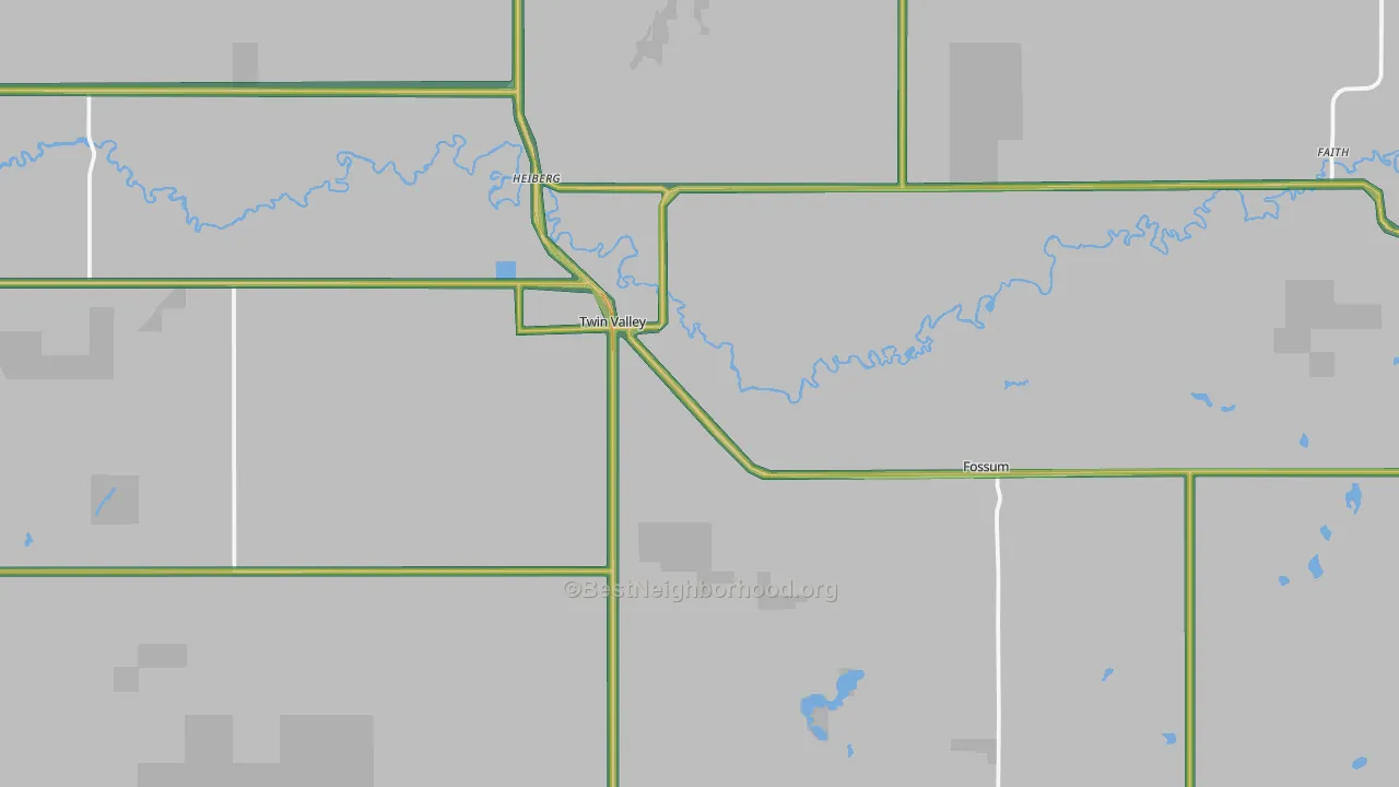 56584, MN Map of Noise Levels in 56584