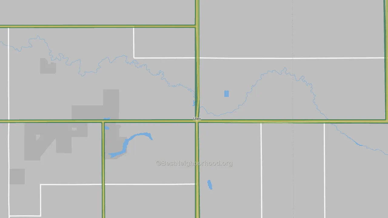 56585, MN Map of Noise Levels in 56585