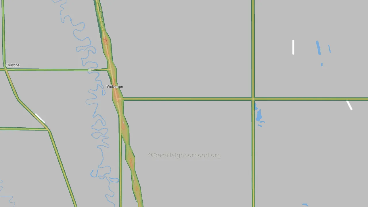 56594, MN Map of Noise Levels in 56594
