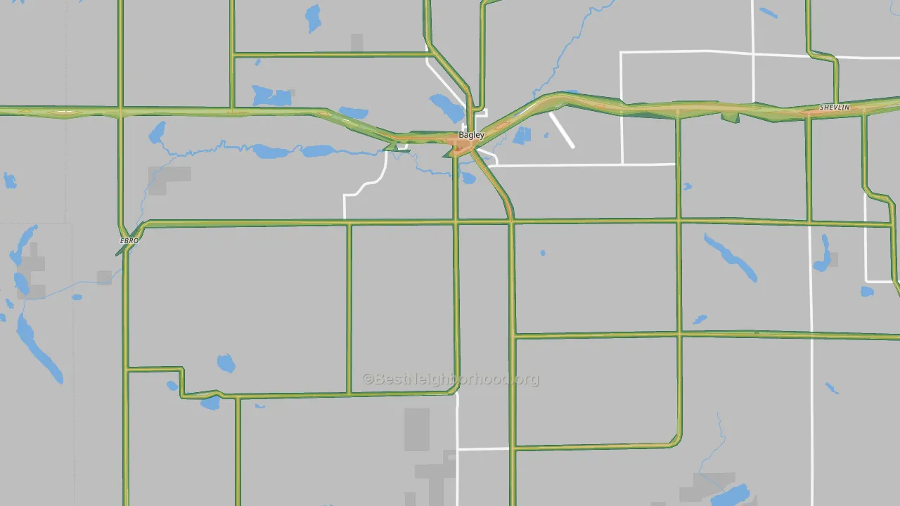 56621, MN Map of Noise Levels in 56621