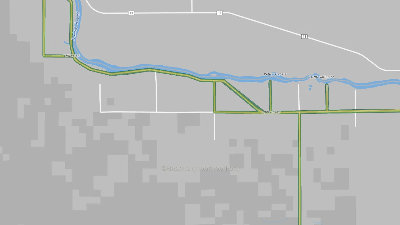 56629, MN Map of Noise Levels in 56629