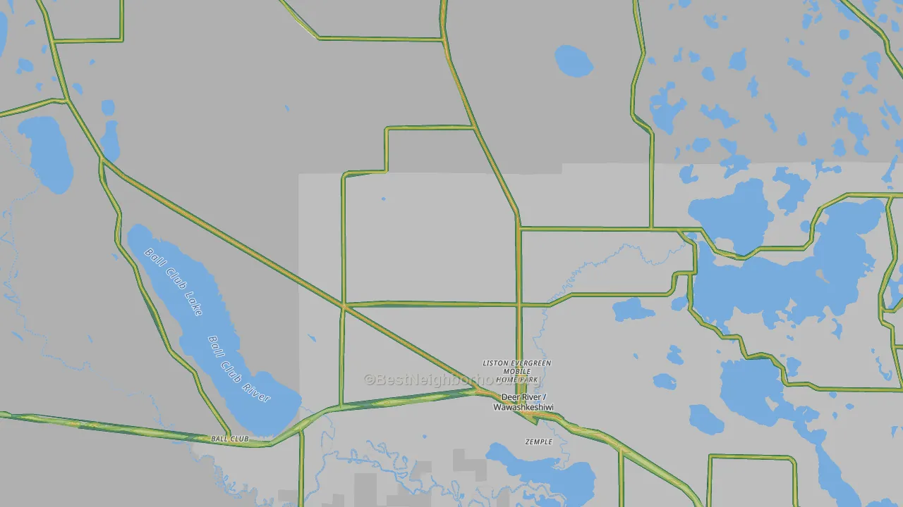 56636, MN Map of Noise Levels in 56636
