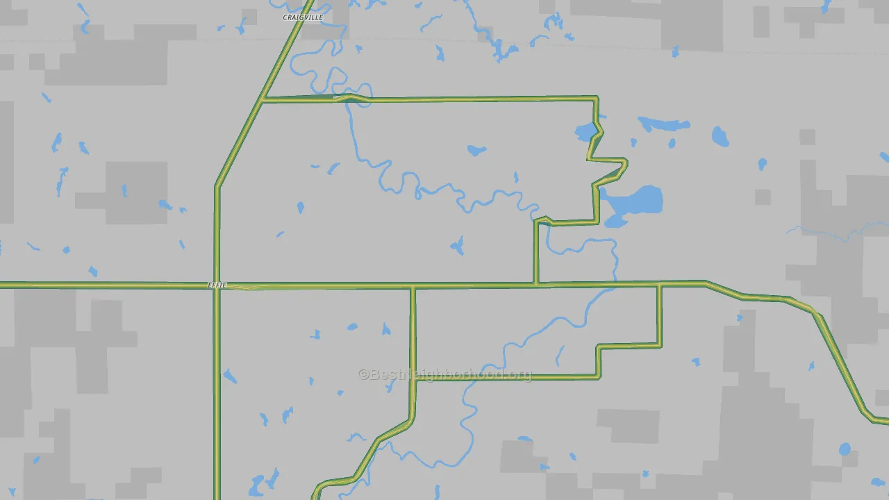 56639, MN Map of Noise Levels in 56639