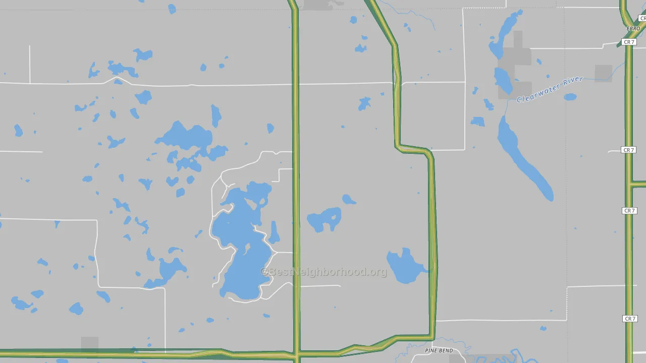 56651, MN Map of Noise Levels in 56651