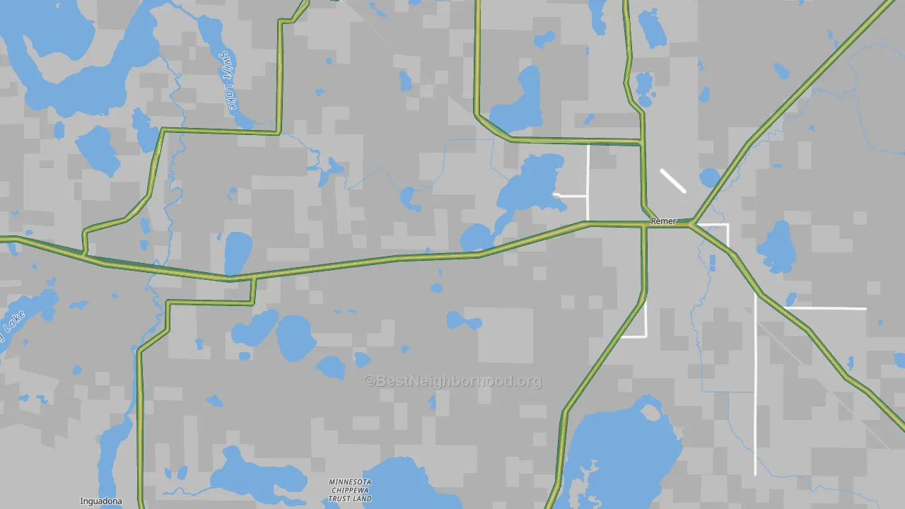 56672, MN Map of Noise Levels in 56672
