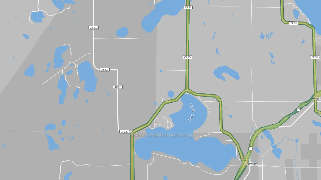 56683, MN Map of Noise Levels in 56683