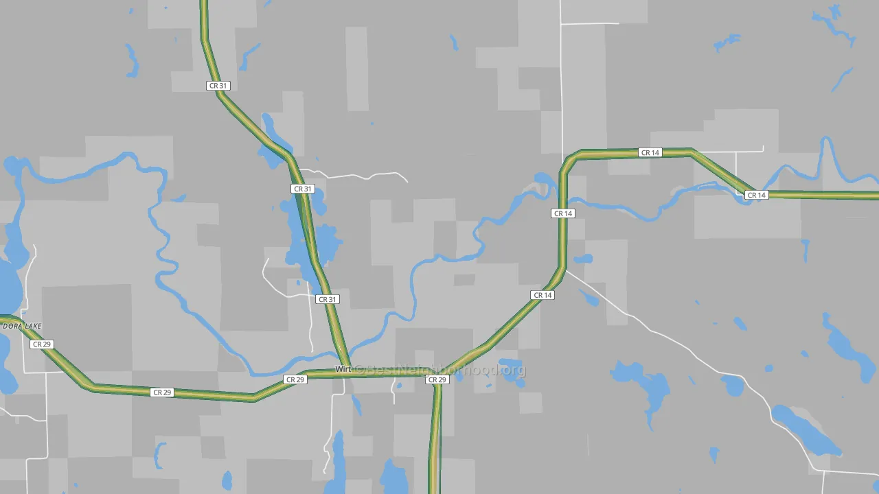 56688, MN Map of Noise Levels in 56688