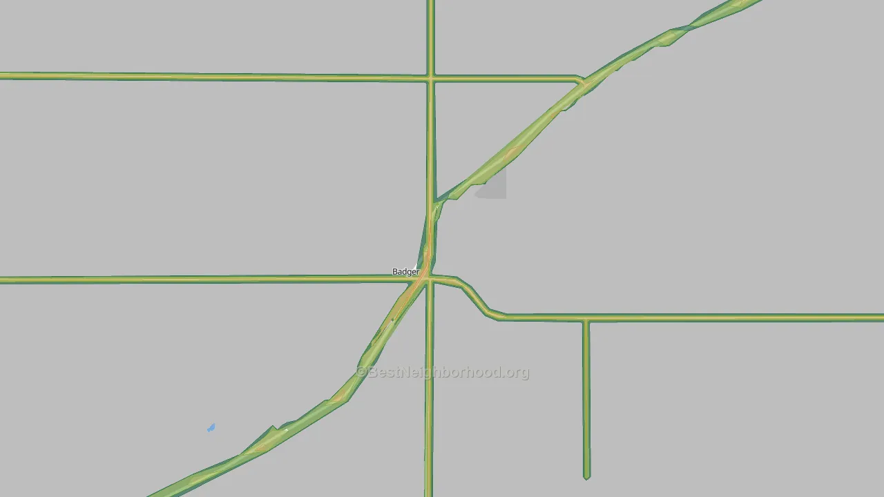 56714, MN Map of Noise Levels in 56714