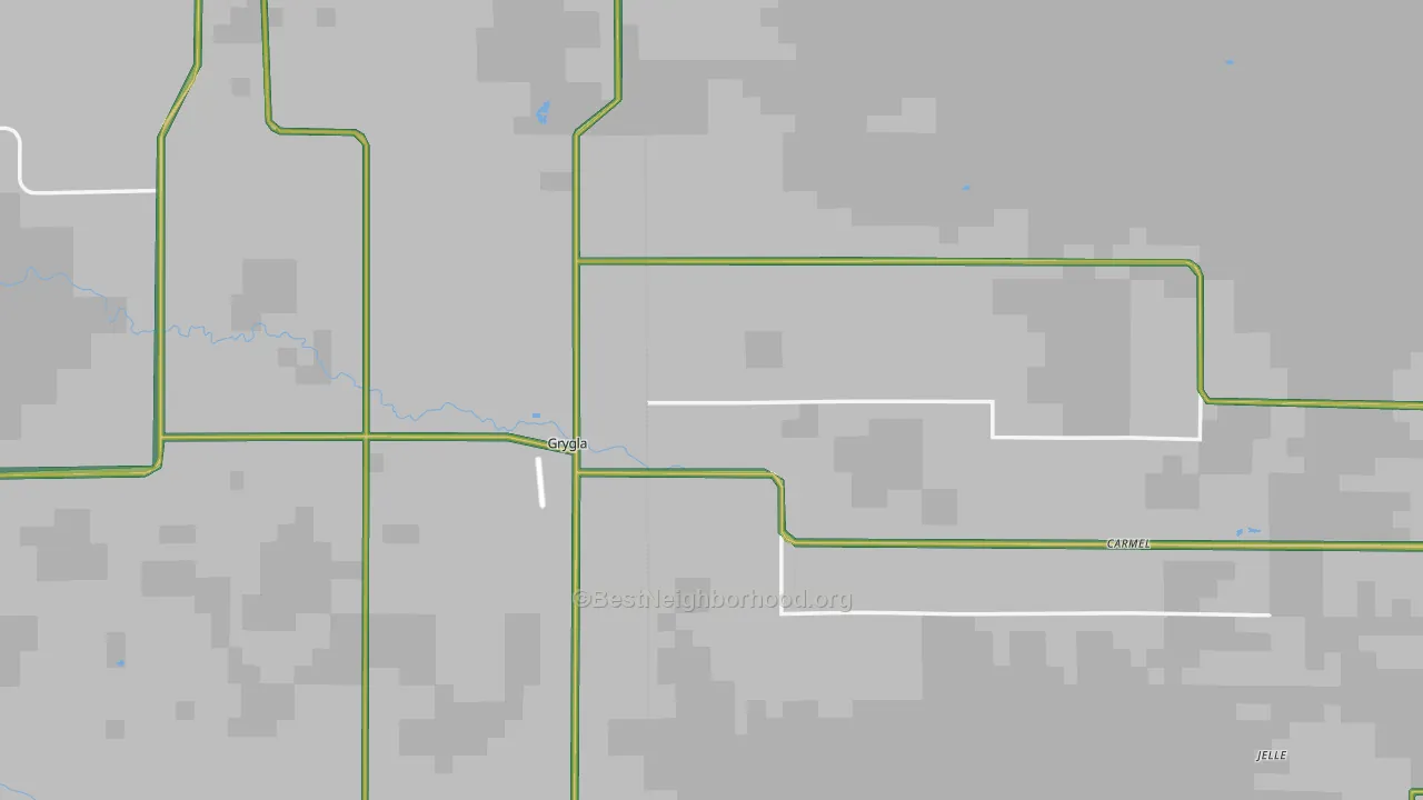 56727, MN Map of Noise Levels in 56727