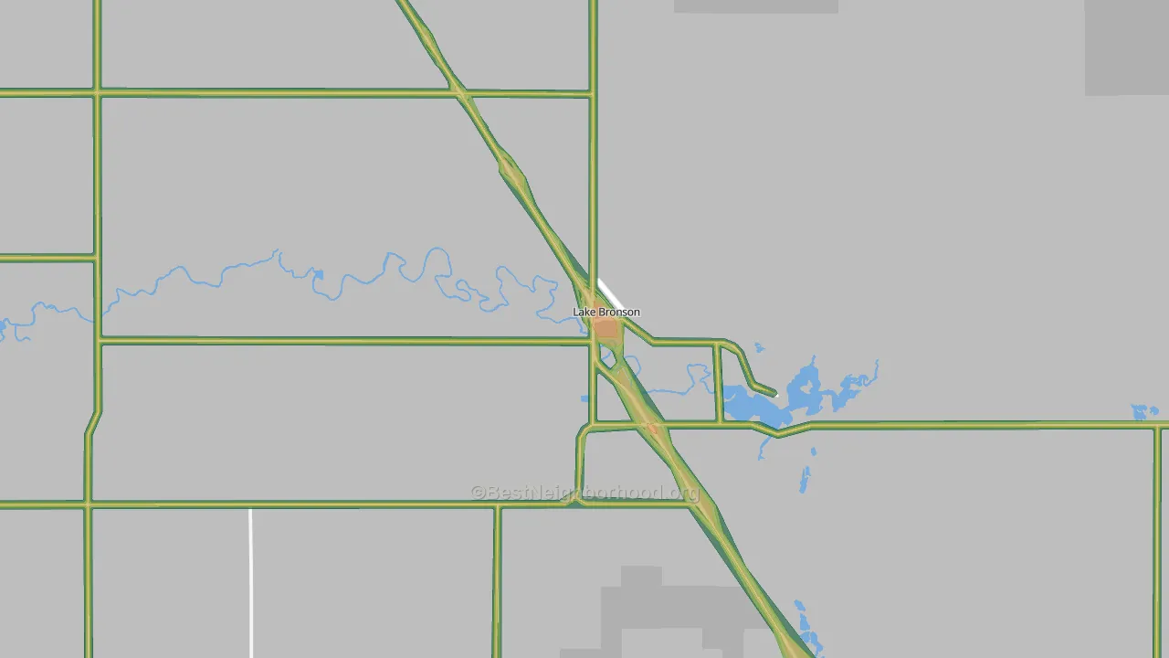 56734, MN Map of Noise Levels in 56734