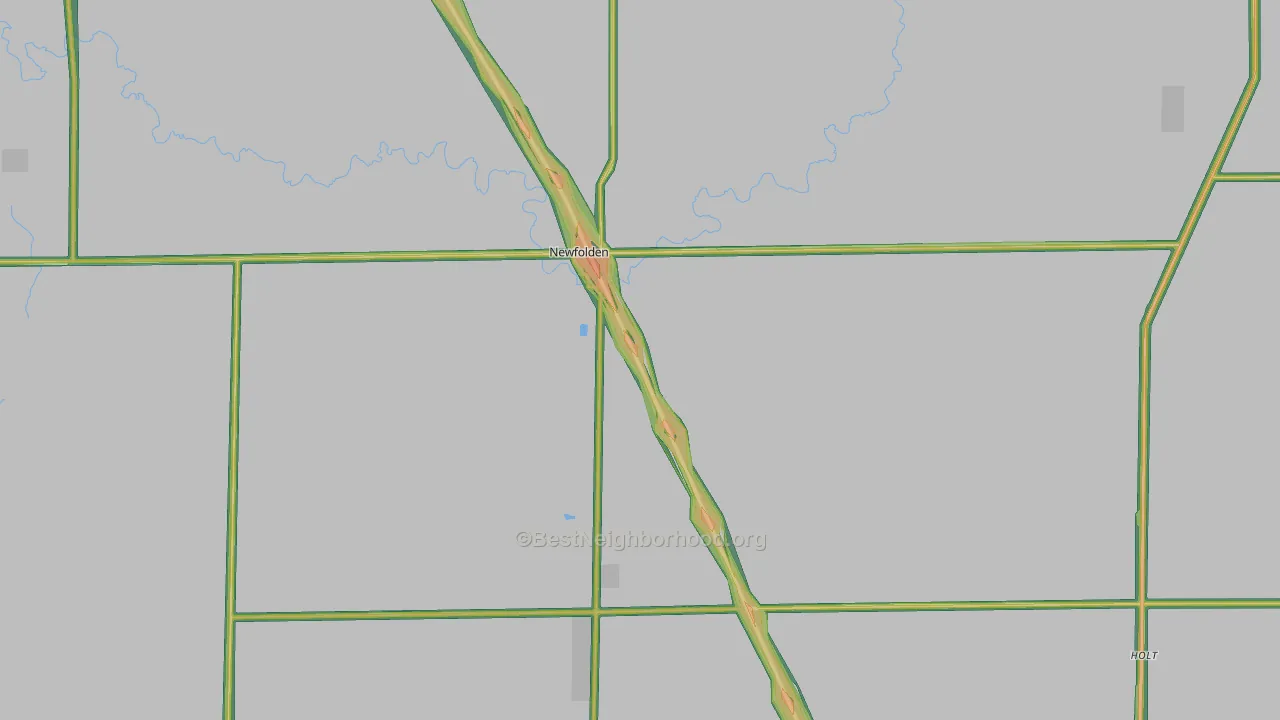 56738, MN Map of Noise Levels in 56738