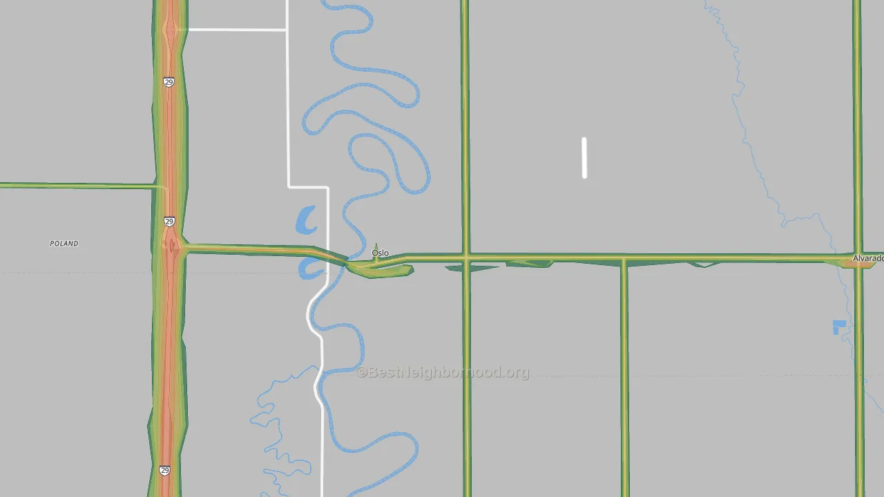 56744, MN Map of Noise Levels in 56744