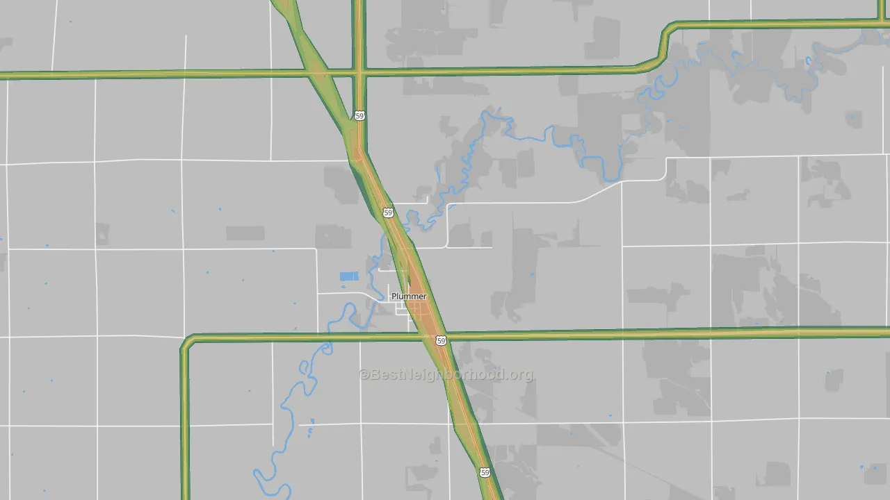 56748, MN Map of Noise Levels in 56748