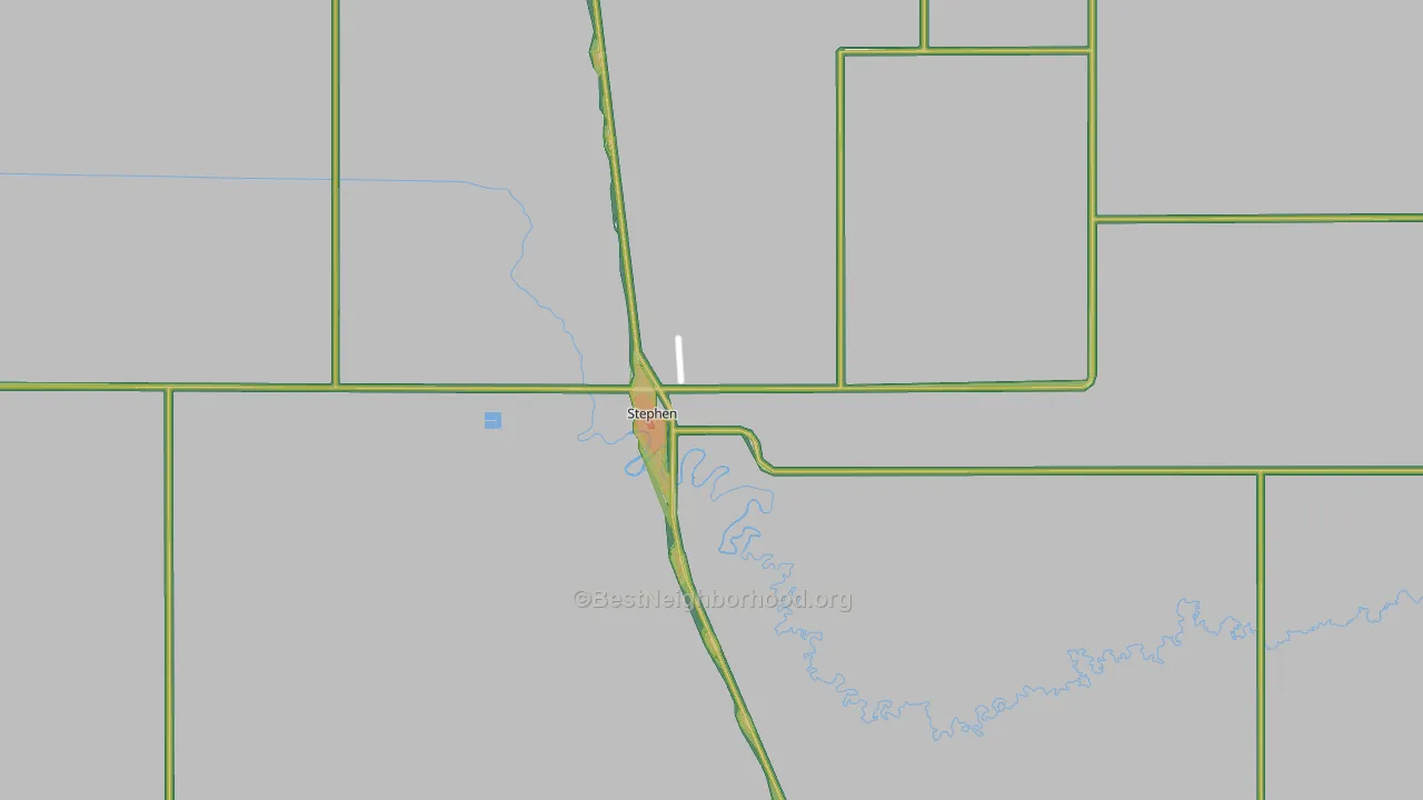 56757, MN Map of Noise Levels in 56757