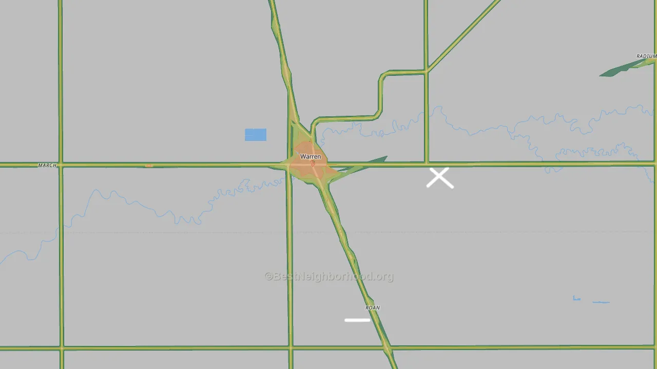 56762, MN Map of Noise Levels in 56762