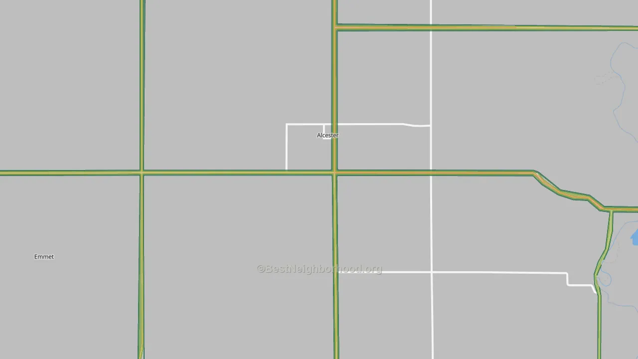 57001, SD Map of Noise Levels in 57001