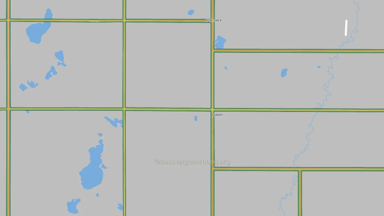 57018, SD Map of Noise Levels in 57018
