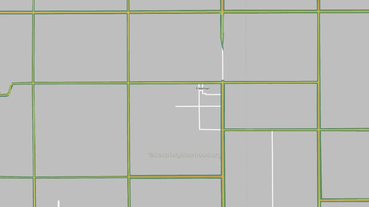 57029, SD Map of Noise Levels in 57029