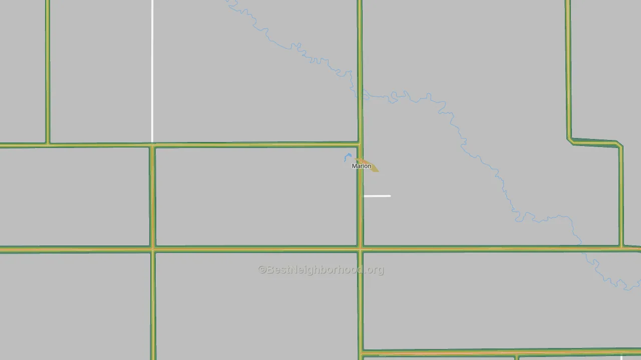 57043, SD Map of Noise Levels in 57043