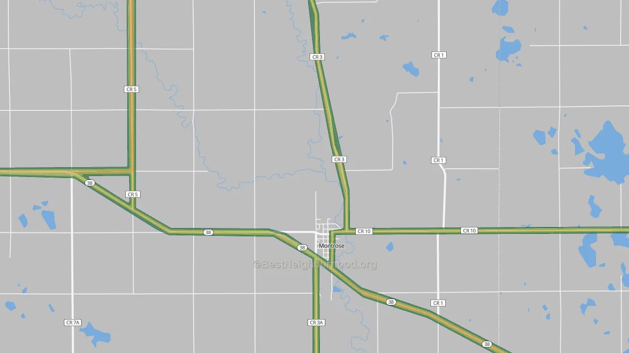 57048, SD Map of Noise Levels in 57048
