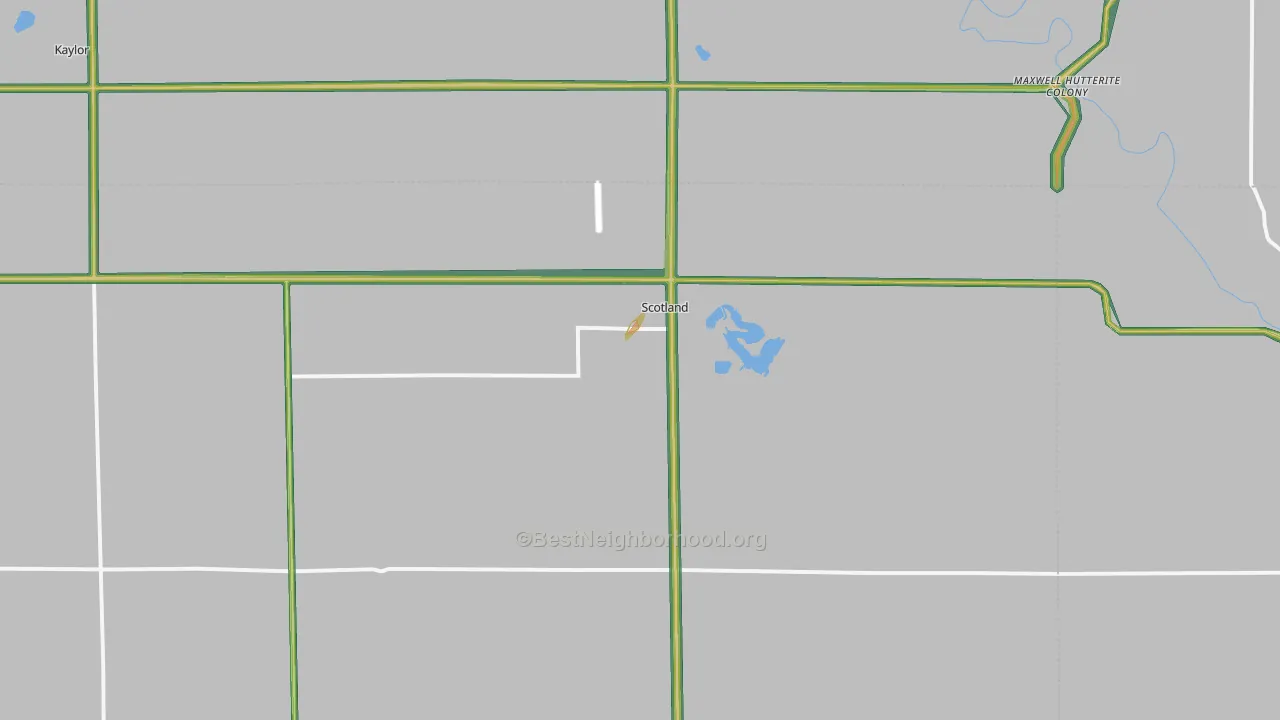 57059, SD Map of Noise Levels in 57059