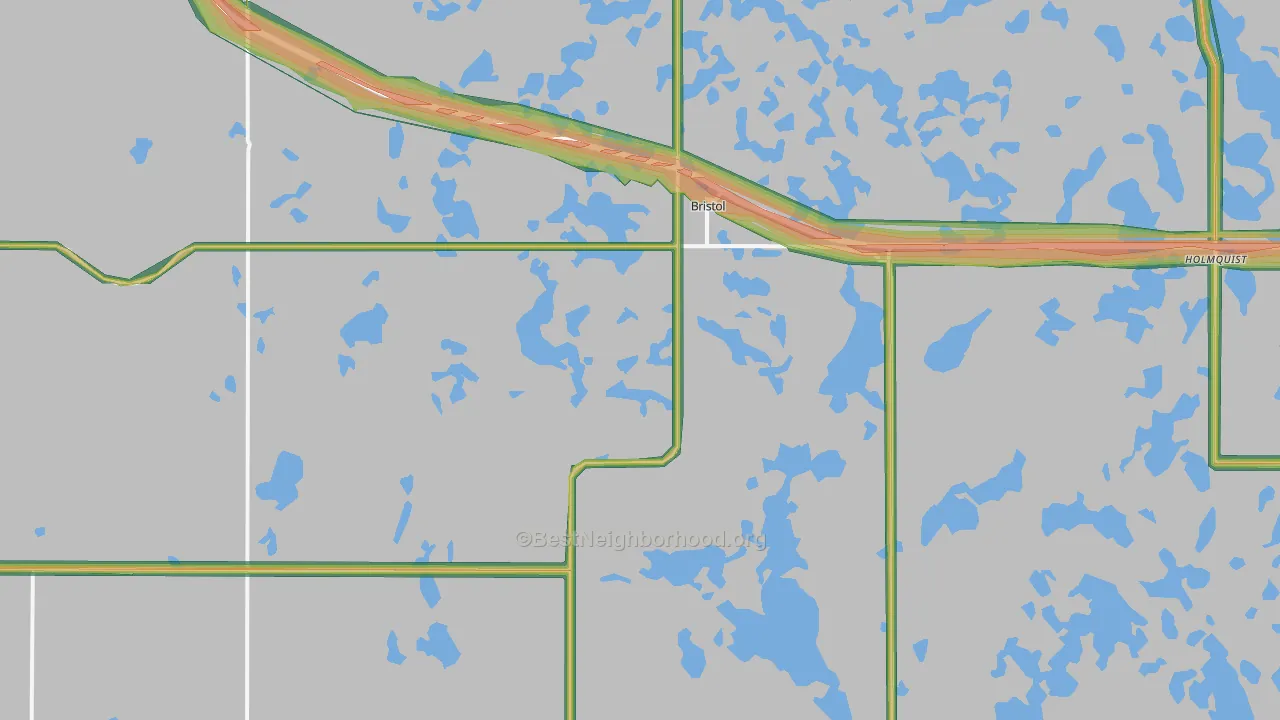 57219, SD Map of Noise Levels in 57219