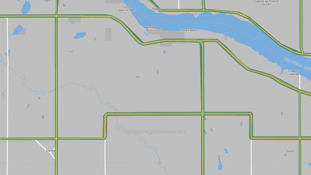 57227, SD Map of Noise Levels in 57227