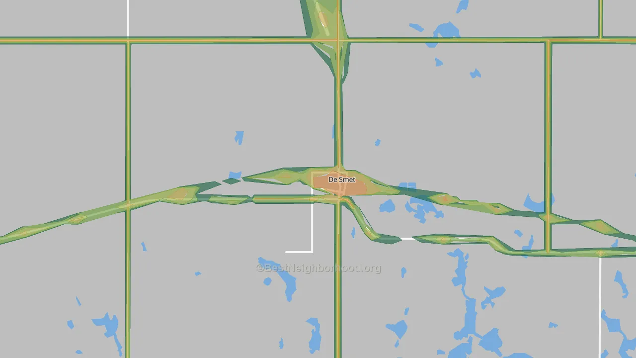 57231, SD Map of Noise Levels in 57231