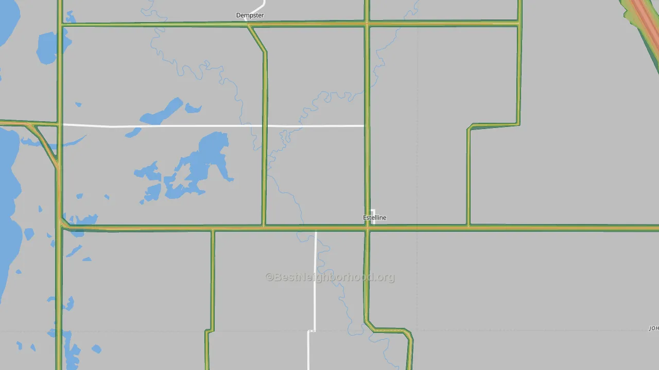 57234, SD Map of Noise Levels in 57234