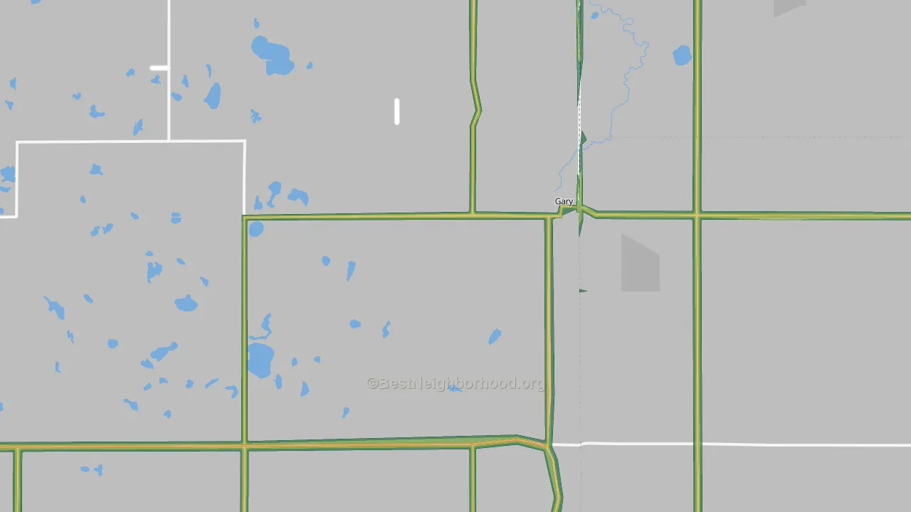 57237, SD Map of Noise Levels in 57237