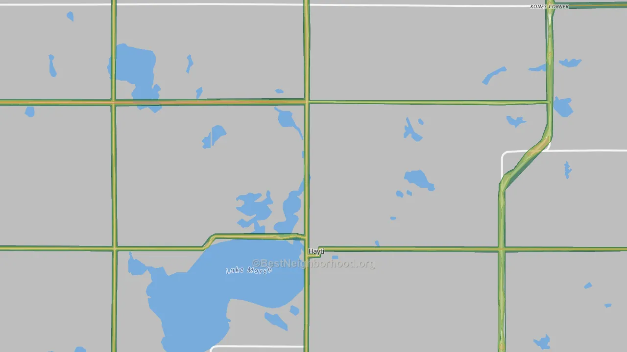 57241, SD Map of Noise Levels in 57241