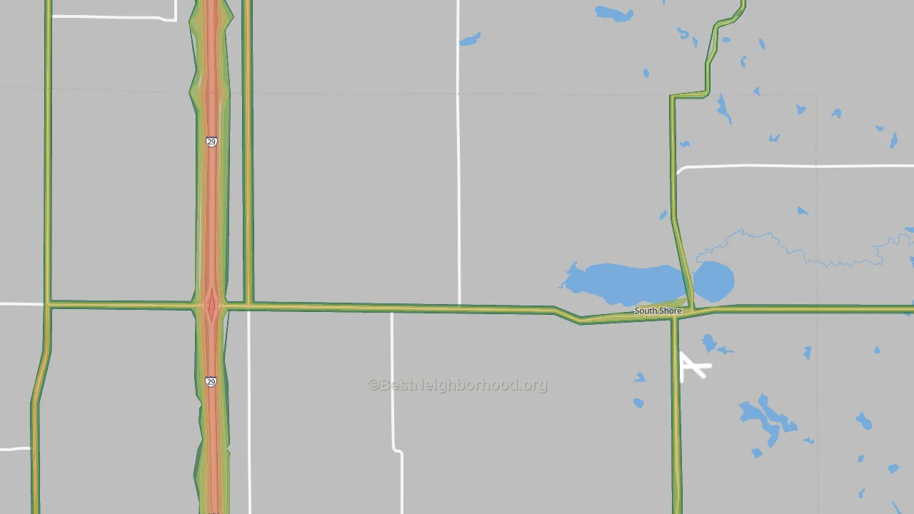 57263, SD Map of Noise Levels in 57263