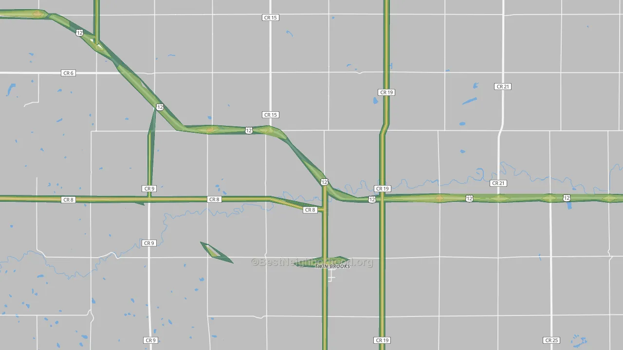 57269, SD Map of Noise Levels in 57269