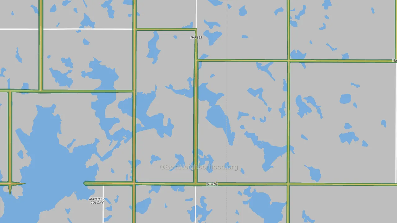 57271, SD Map of Noise Levels in 57271