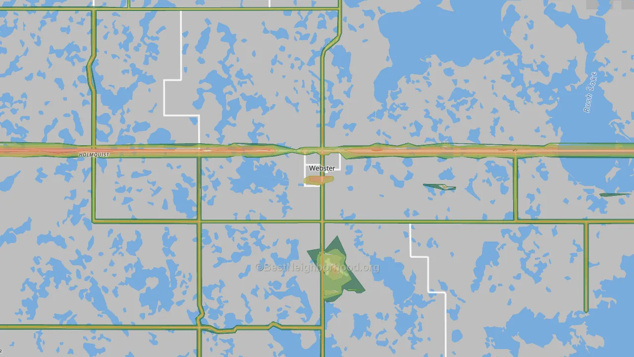 57274, SD Map of Noise Levels in 57274