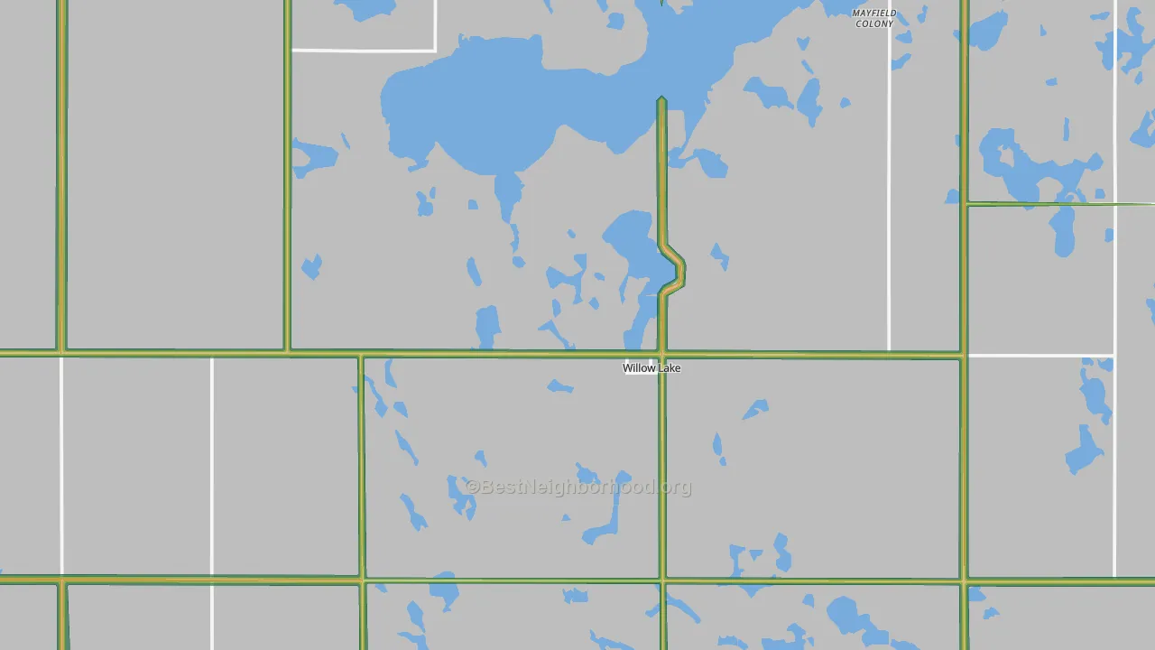 57278, SD Map of Noise Levels in 57278
