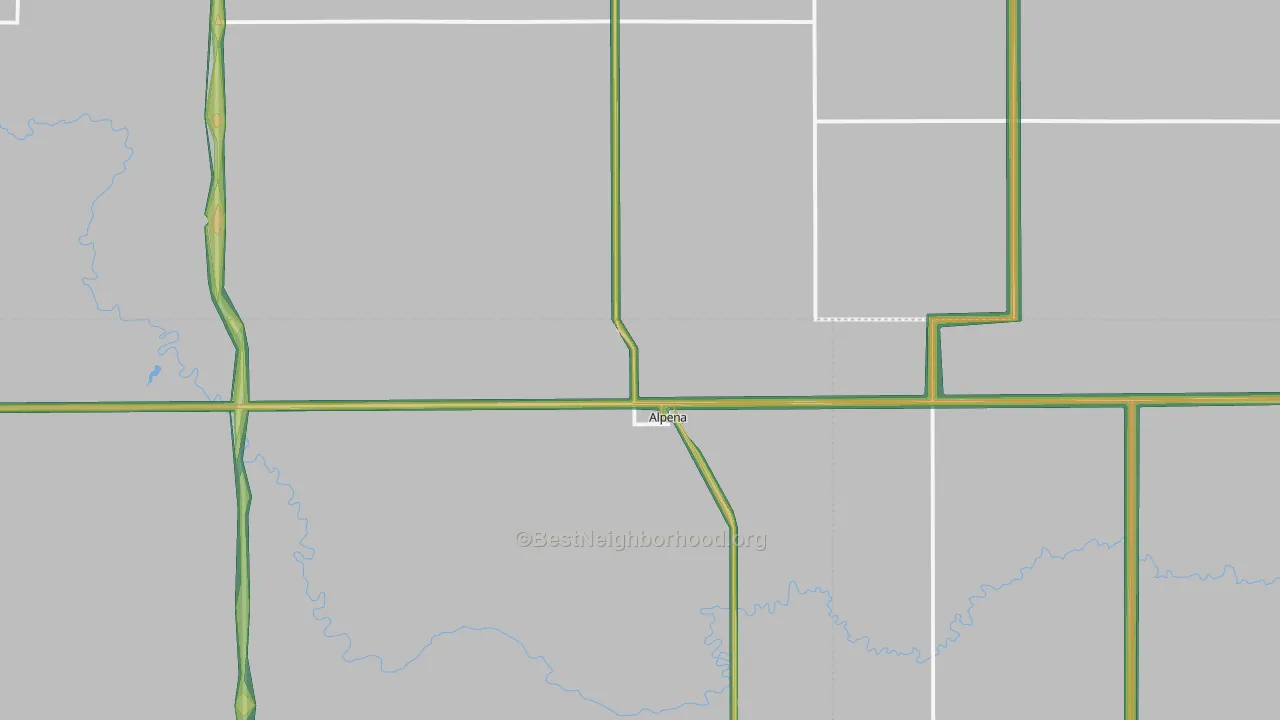 57312, SD Map of Noise Levels in 57312
