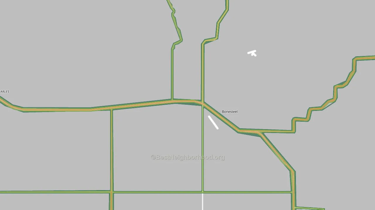 57317, SD Map of Noise Levels in 57317