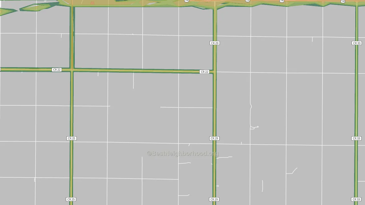 57324, SD Map of Noise Levels in 57324