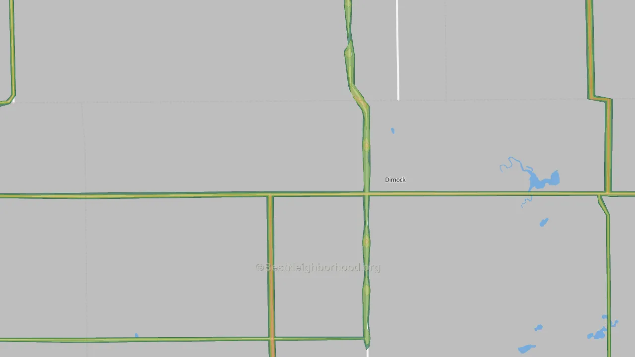 57331, SD Map of Noise Levels in 57331