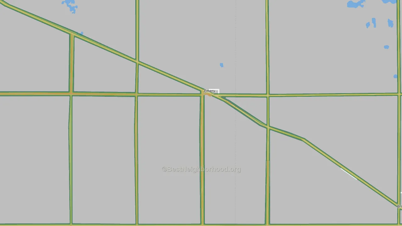 57332, SD Map of Noise Levels in 57332