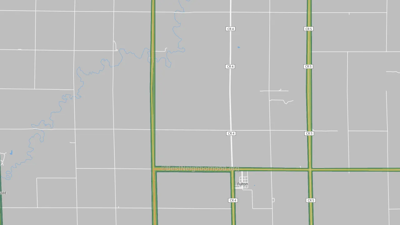 57340, SD Map of Noise Levels in 57340