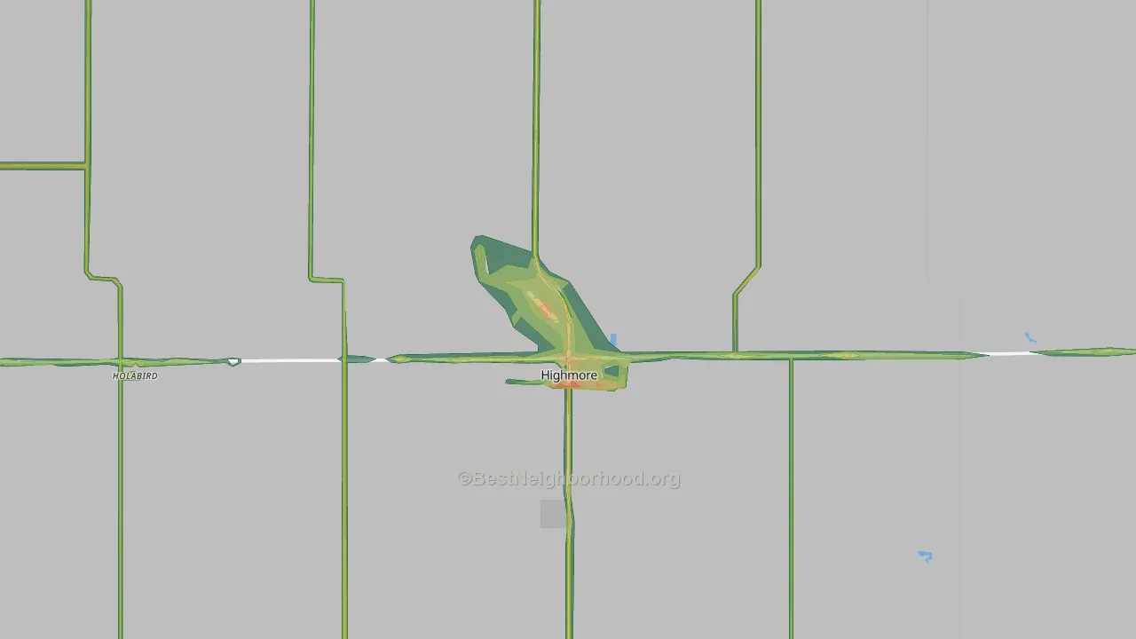57345, SD Map of Noise Levels in 57345