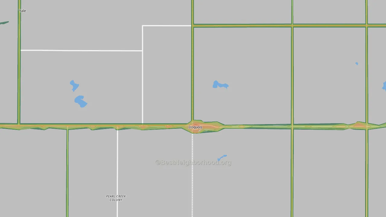 57353, SD Map of Noise Levels in 57353