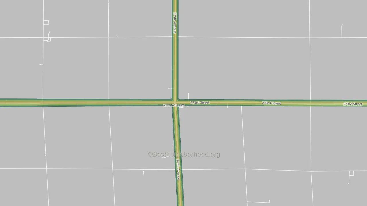 57364, SD Map of Noise Levels in 57364