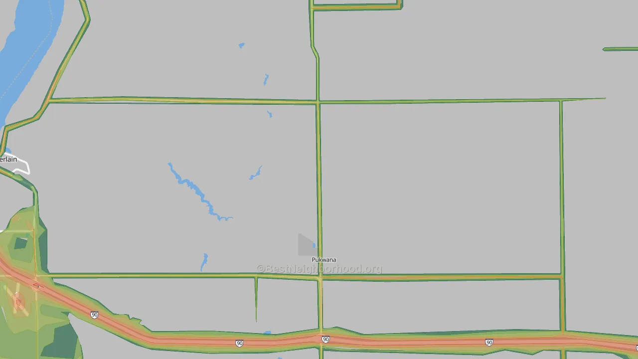 57370, SD Map of Noise Levels in 57370