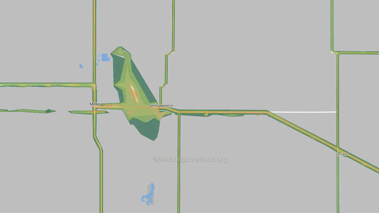57373, SD Map of Noise Levels in 57373
