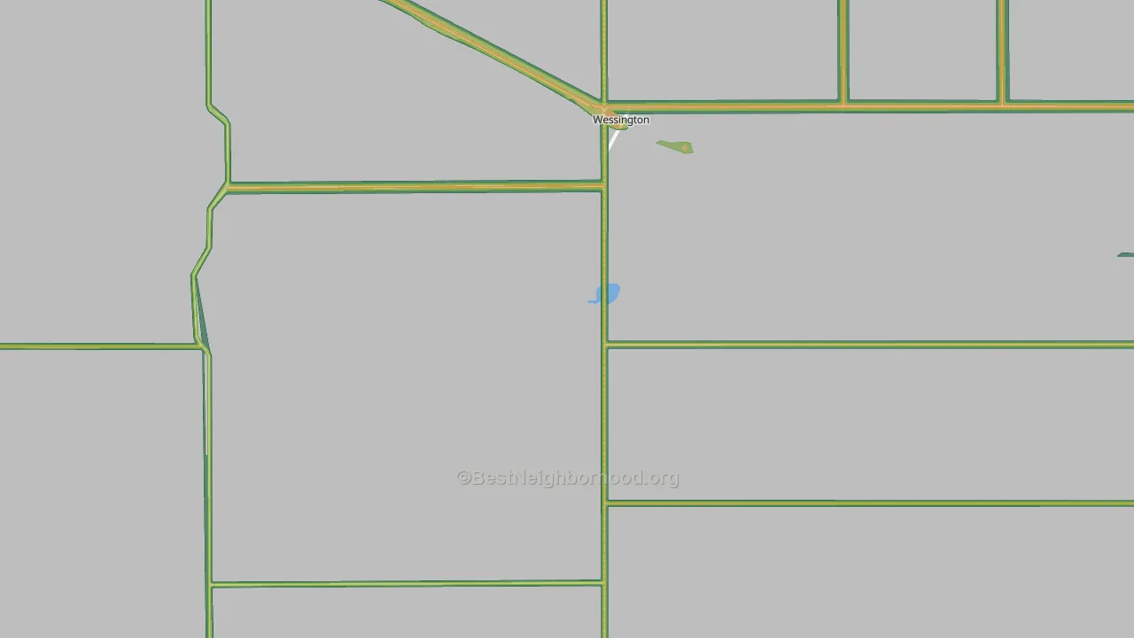 57381, SD Map of Noise Levels in 57381