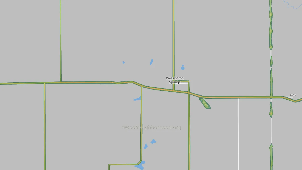 57382, SD Map of Noise Levels in 57382